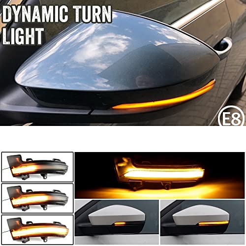 Intermitentes dinámicos para Skoda Octavia Mk3 espejo retrovisor luz sequential 2013-2019 2