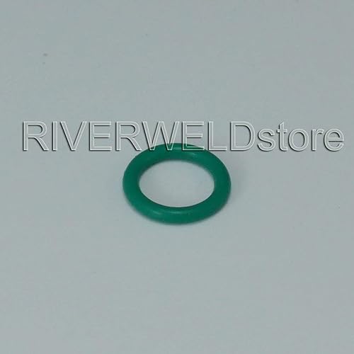 Miniatura 10 de RIVERWELD Vaso de vidrio aislado #10 (58" y 0.630 in) TIG Stubby Gas Lens Insulator 17GLG20 y TIG Tapa trasera 57Y03 Medio 17GL332 10N24S (332")