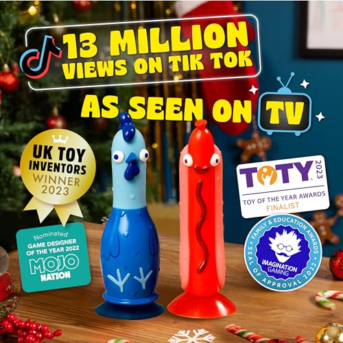 Big Potato Chicken vs Hotdog – The Ultimate Chaotic Party Board Game Flip & Shout | Flipping-Fun Party Game for Families & Fun Nights Fast-Paced Family for Game Night | Include Exclusive Bonus Content