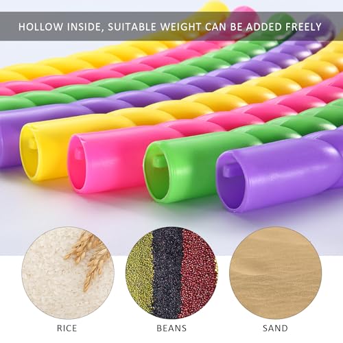 Hula Hoop - Aro de fitness colorido y extraíble (7 piezas, para la pérdida de peso, accesorio para dispositivos de fitness, ajustable - imagen 5