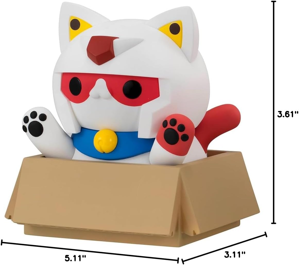 Megahouse - Mobile Suit Gundam - The Big Series Nyandam Gundam, Mega Cat Project Collectible Figure