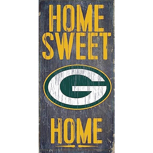 Green Bay Packers 6'' x 12'' Home Sweet Home Sign