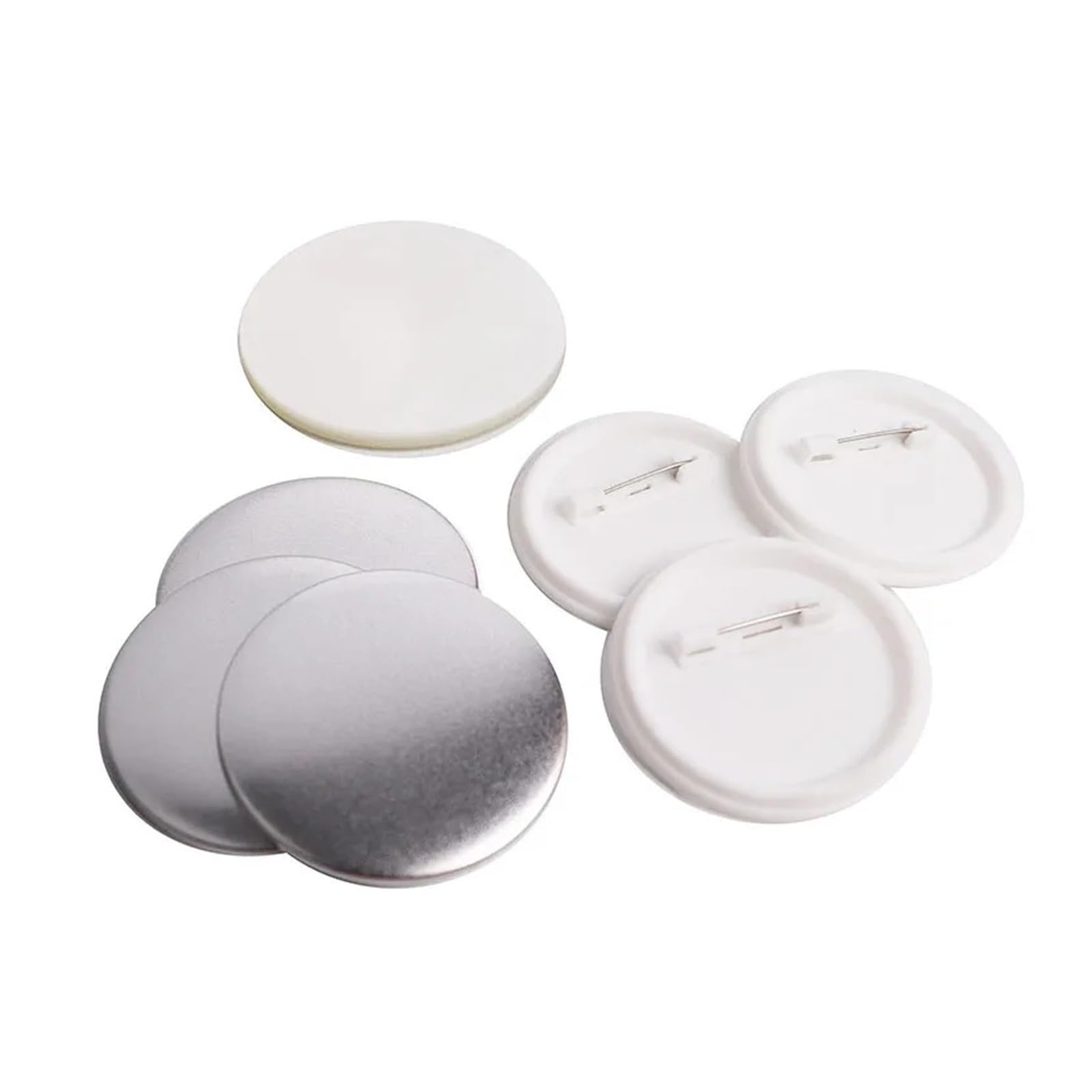 37mm Metalowe szpilki z tyłu DIY, puste materiały, szpilki, guziki, odznaki, materiały, części, 100 szt. do spersonalizowanego rękodzieła