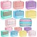 Yeyeplum Days of Week Packing Cubes Weekly Organizer Travel Storage Bag School Clothes for Kids Summer Camp Family(12x9x5inch,Macaron,15)