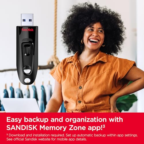 Image of SanDisk Ultra 256GB, USB 3.0, Flash Drive, Upto 130MB /s R, Pendrive, Black, 5Y Warranty (SDCZ48-256G-I35)