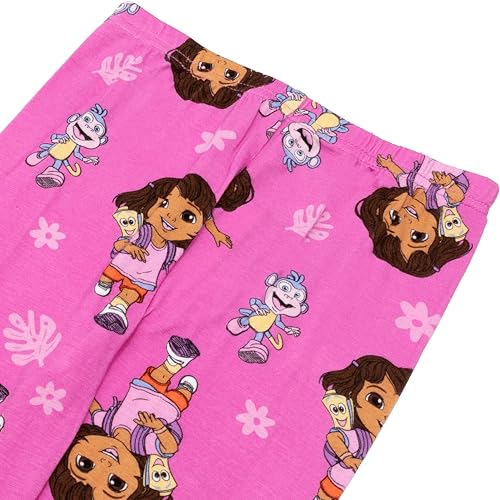 Image of Nickelodeon Girls' 2-Piece Snug-fit Viscose Pajama Set, Soft & Cute for Kids, 2T