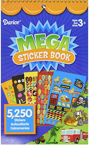 DARICE STRK-12B Mega Decorative Stickers, Boy