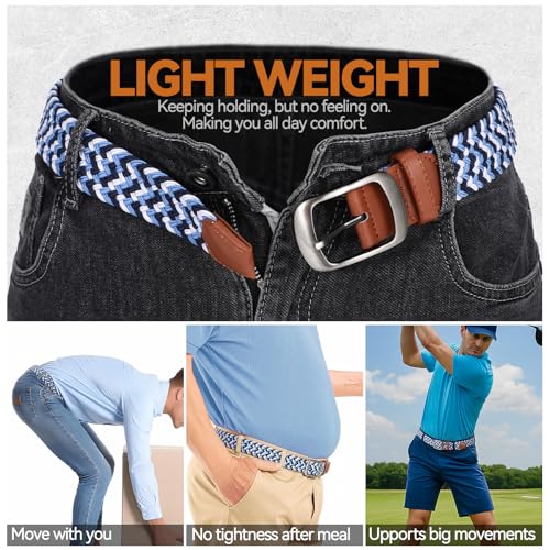 XZQTIVE Braided Stretch Belt