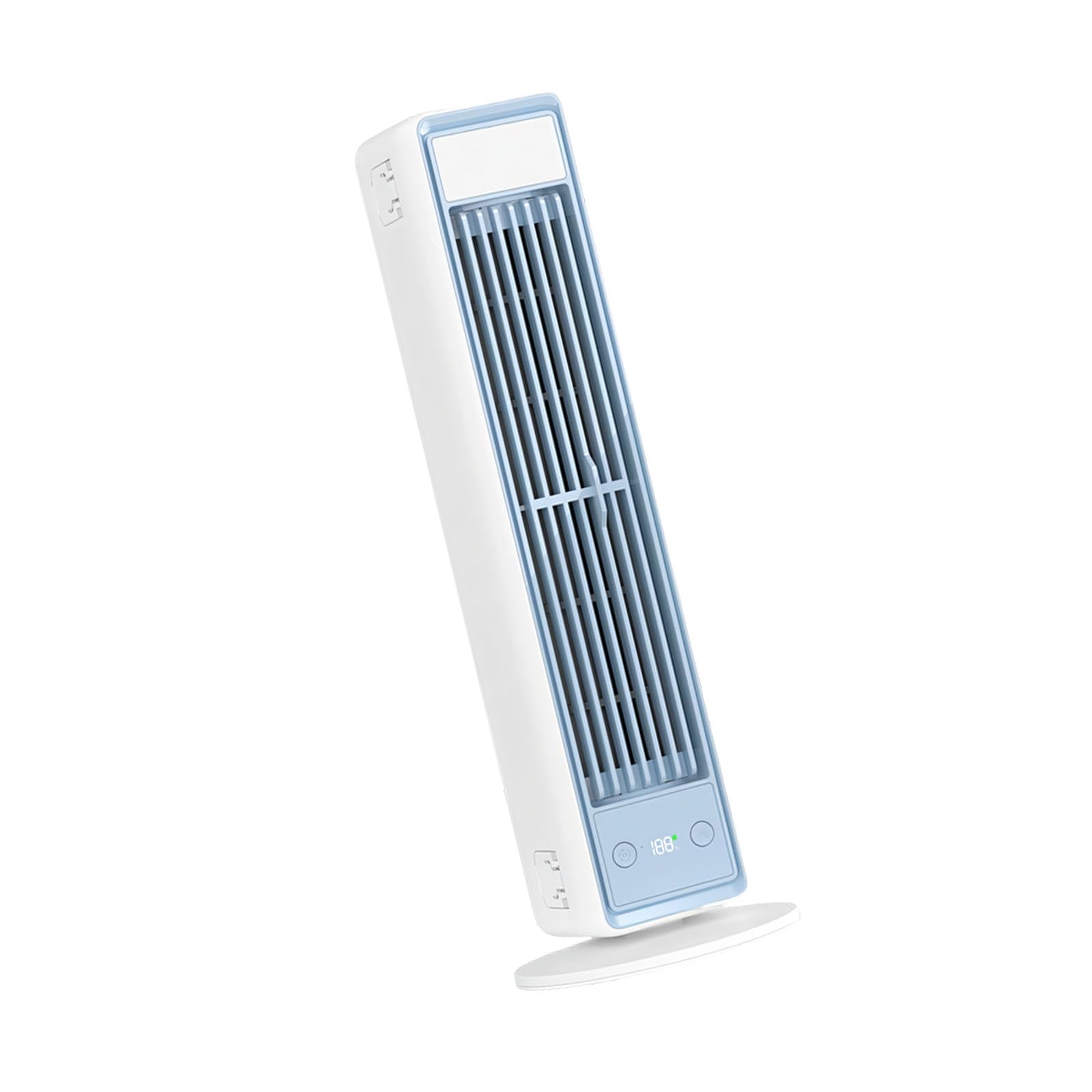 TFAOYS Advanced Tower Fan Featuring 199 Speed Choices and 48.8 Degree Movement for Total Area Cooling Cordless Rechargeable Battery Operated Wall Mount Fan