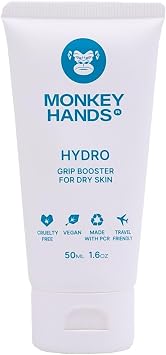 Monkey Hands HYDRO Grip Booster for Dry Hands   50 ml Non-Oily Base Layer for Pole Dancing, Calisthenics, Aerial Sports   Vegan, Paraben-Free, Travel Size