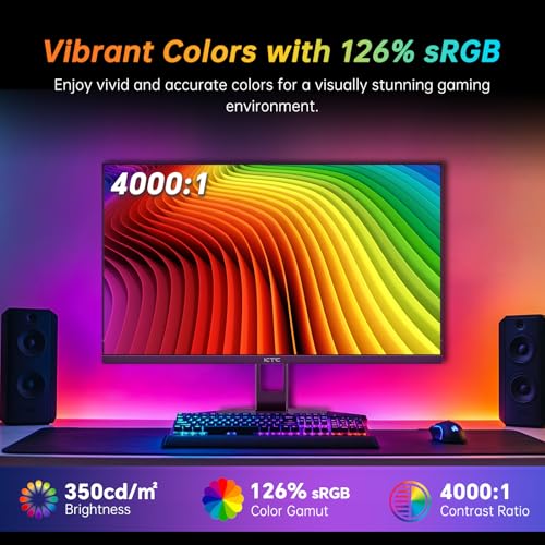 Image of KTC 27 Inch 280Hz Gaming Monitor, FHD 1080P 240Hz PC Computer Monitor, Fast VA Panel, 1ms GTG, FreeSync G-Sync Compatible, HDR Support, 126% sRGB, HDMI and Displayport Inputs, H27E22P