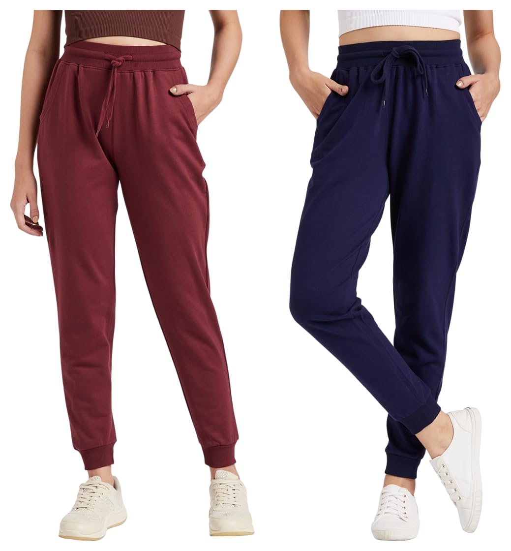 amazon brand - symbol Women's High Rise Regular Track Pants-picture-13