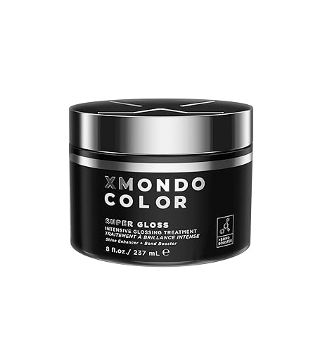 XMONDO Tratamiento de brillo intensivo para el cabello, infusión con tecnología Bond Booster para aumentar el brillo y ácido hialurónico para