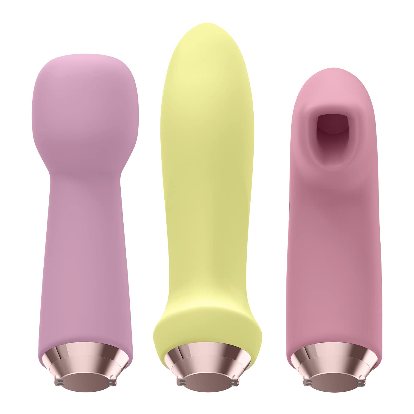 Set di Vibratori Satisfyer Marvelous Four | 4 pezzi di sex toys per donne inclusi quattro Satisfyer | Best Of dei Sex Toys | Set di vibratori erotici | Stimolazione impermeabile (IPX7)