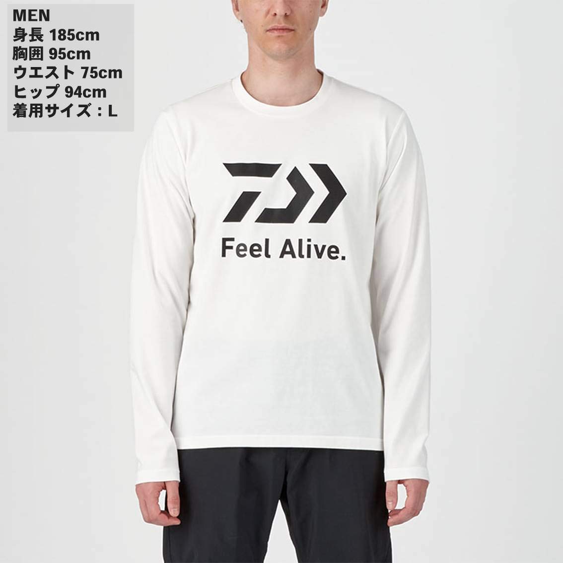 Amazon.co.jp: ダイワ(DAIWA) 長袖Tシャツ ロングスリーブFEEL Alive