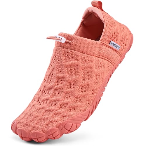 Image of WateLves Barefoot Water Shoes Women Men Beach Breathable Walking Shoes Anti Slip Wide Toe Minimalist Zero Drop Sneakers for Travel Hiking Yoga