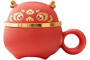 Chinese Dragon Pattern Tea Mug: Infuse Tranquility into Your Chinese New Year