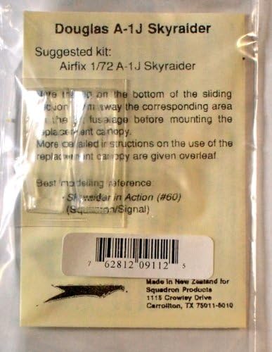 Miniatura 1 de Squadron Productos Douglas A-1J Skyraider Vacuform Canopy