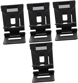 UKCOCO 4Pcs Suporte Para Telefone Móvel Suporte Para Tablet Suporte Para Telefone Celular Suporte Para Montagem Em Carro Para Tablet Suporte Para Telefone De Mesa Suporte De Metal Para