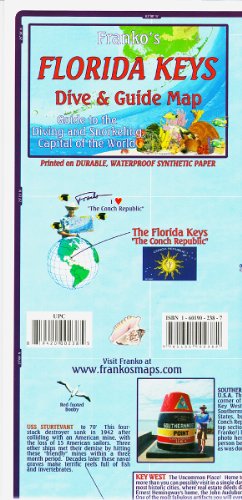 Florida Keys Dive & Guide Map (English and Italian Edition)