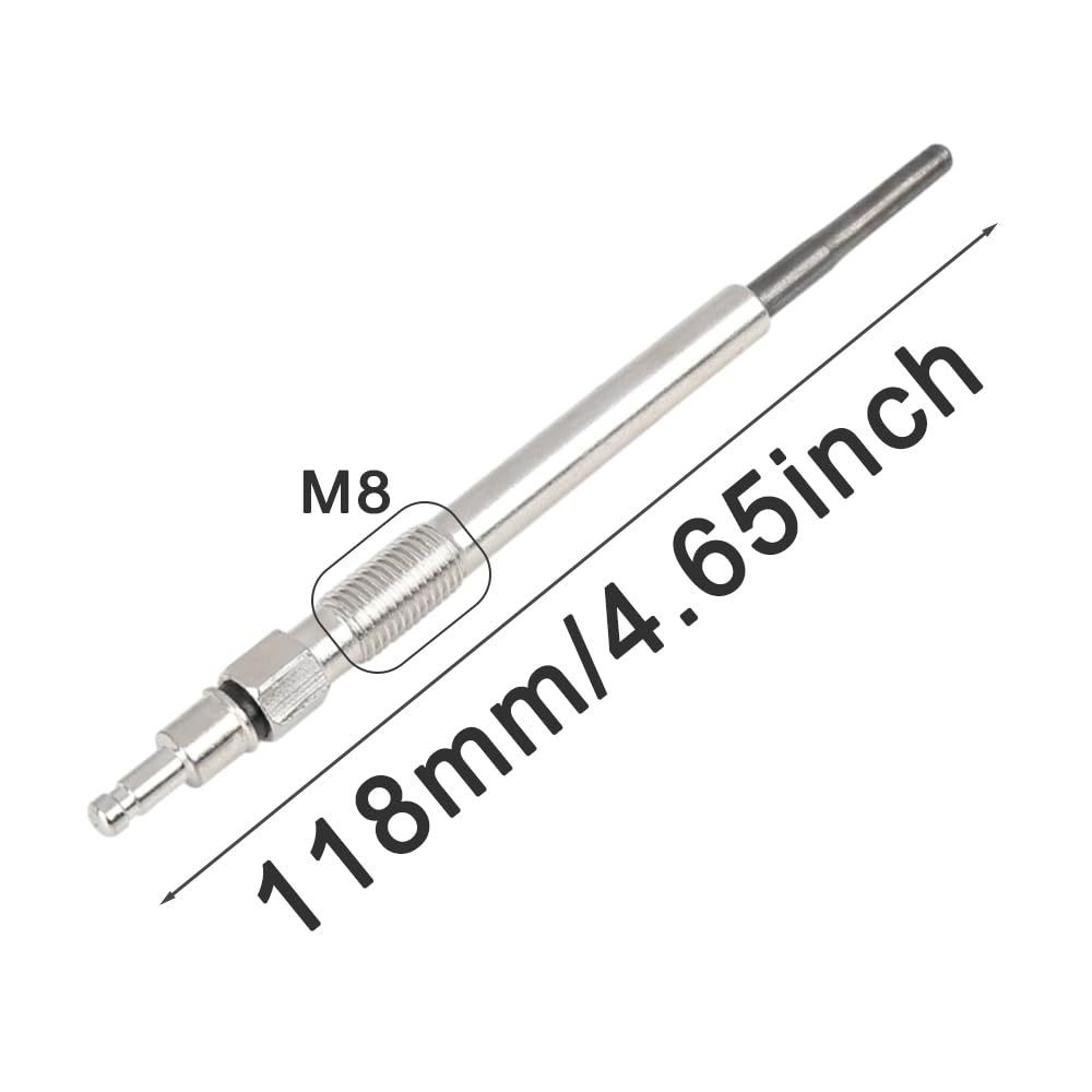 Set di candelette per auto diesel, riscaldatore in metallo, compatibile con Audi A3 8P1 8PA 2003-2013 MN980234 N105798020 100266009
