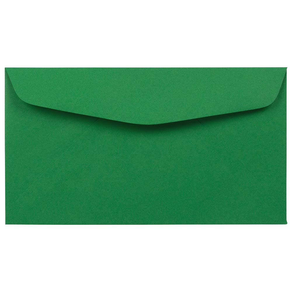 JAM PAPER #6 3/4 Business Premium Envelopes - 3 5/8 x 6 1/2 - Green Recycled - 250/Pack