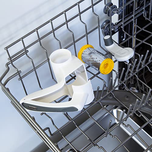 Zyliss Classic Käsereibe mit Edelstahl-Feintrommel für müheloses Reiben von Hartkäse, Schokolade, Obst, Nüssen und vielem meh… – Ansicht 2