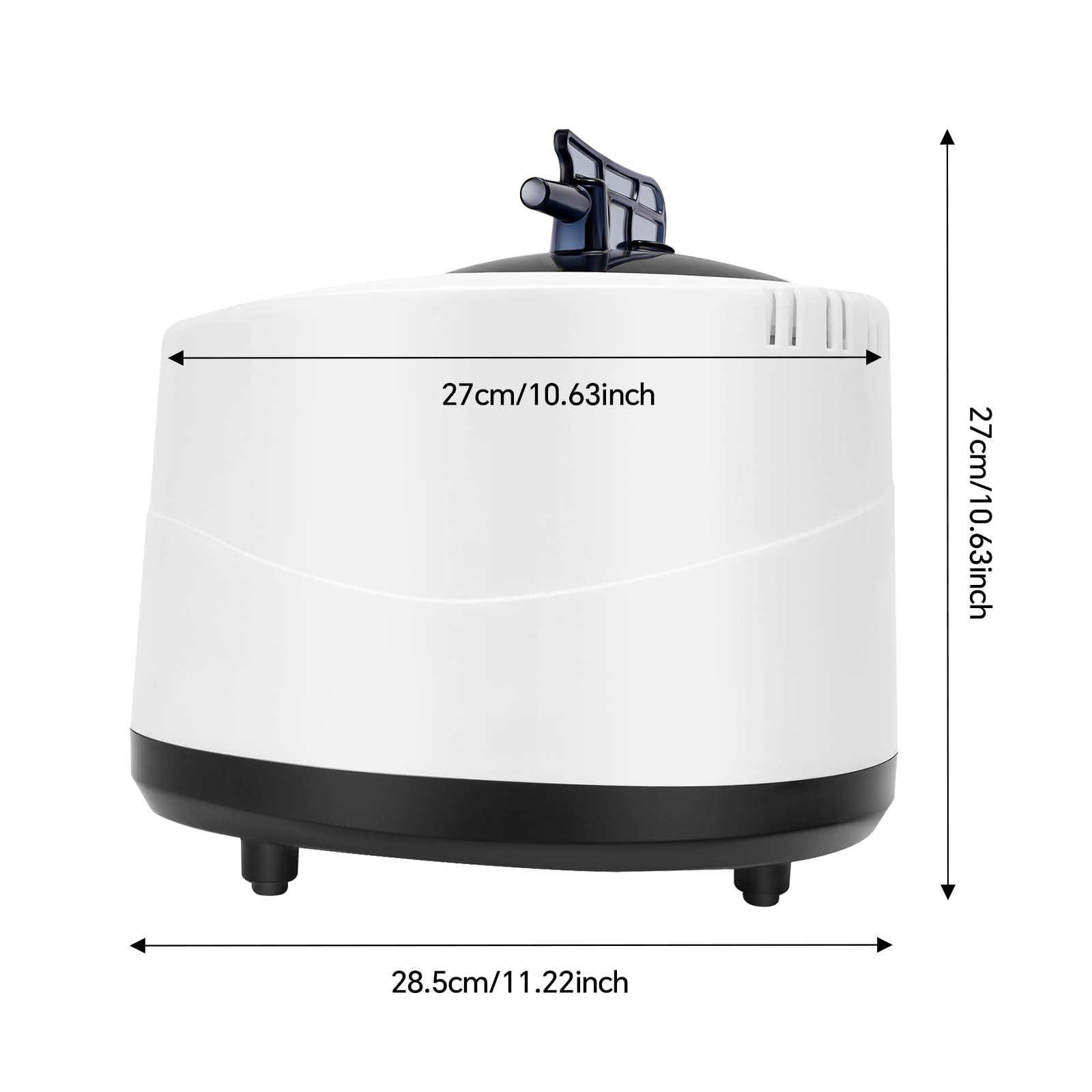 Generatore di vapore per sauna, 1000W - 3 litri Portatile Generatore di vapore per sauna per casa con timer e display LED e telecomando, 9 livelli di temperatura per bagno turco