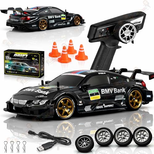 Image of The Little Ones 4x4 Rc Drifting Car - Rc Drift Cars High Speed Remote Control Drift Car 2.4GHz Remote Control Drift Stunt Off Road Cars 360 Rotation Toys for Kids & Adults Boys & Girls [HawkX Drift]