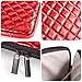 Puffy Laptop Sleeve 11 12 13 13.3 14 15 15.6 inch Case Protective Bag Quilted PU Leather Lined Padded