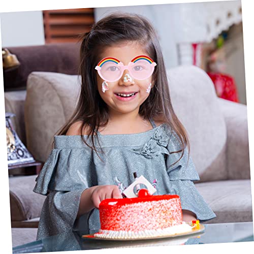 2pairs Boys and Girls Sunglasses Blue Light Blocking Fashionable Boys Girls Glasses Safe Comfortable Decorative Eyewear Photo Props for3