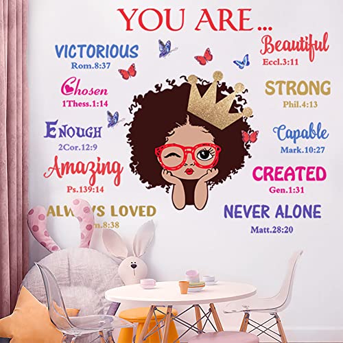 Vinilo Decorativo Negro Black Girl Magic Inspirador miniatura 4