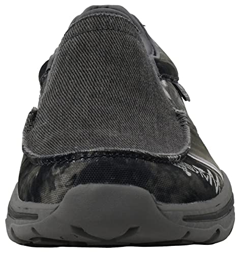 Skechers Men's Creston-Moseco Moccasin, Grey, 11 M US