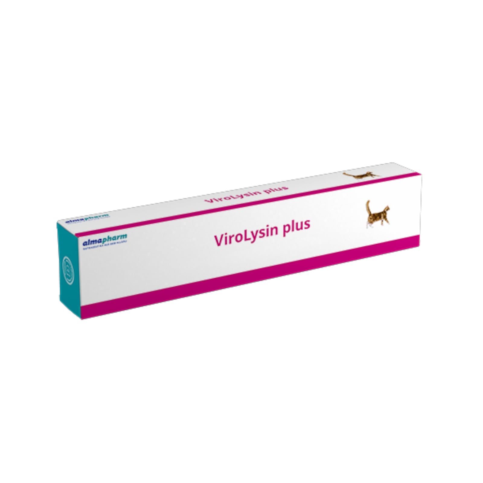 almapharm ViroLysin Plus | Doppelpack | 2 x 30 g | Ergänzungsfuttermittel für Katzen | Paste zum eingeben in das Maul | Vitalstoffe