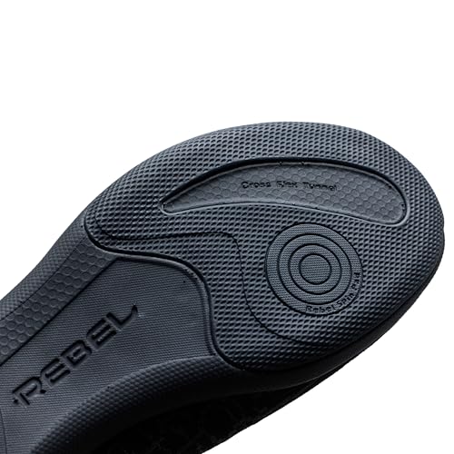 Image of Rebel Athletic Revolt Blackout, Women's Black Cheer Shoe