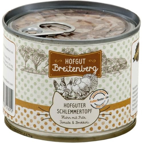 Produktbild von Hofgut Breitenberg Cat Schlemmertopf Huhn - 12 x 180 g