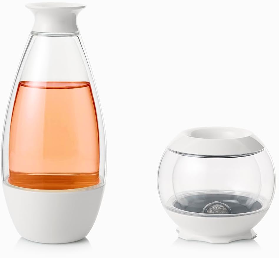 Teforia Smart Tea Infuser, Automatic Brewing System with Mobile App Control, White