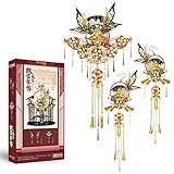 Piececool(ピースクール) 立体パズル 故宮ジュエリー(イヤリング＆ブローチ) メタリックナノパズル 3dメタルパズル 金属製模型 組み立てキット 接着剤不要 難易度4つ星 中級者 大人向け 飾り 置物