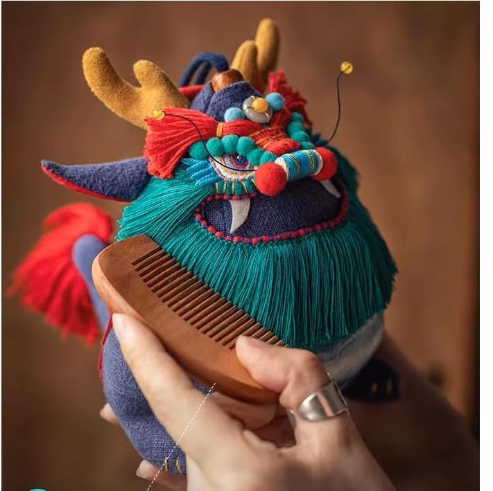 Bolsa aromática bordada oriental Qinglong festival miniatura 2