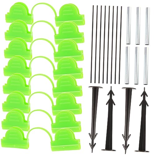 POPETPOP 1 Juego neto kit de red de malla de jardín estallido Kiosko cesta red para pajaros redes para pajaros aros de jardín para cubrir hileras casas accesorios de jardineria el plastico