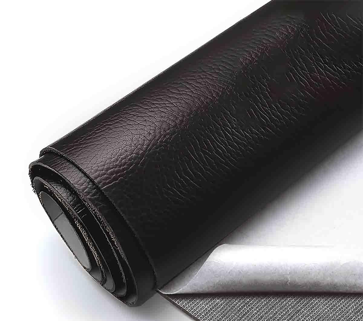 Kit de reparación de PU, cinta autoadhesiva de reparación de PU, kit de reparación de vinilo de 0,8 mm de espesor(Black,18x39 in)