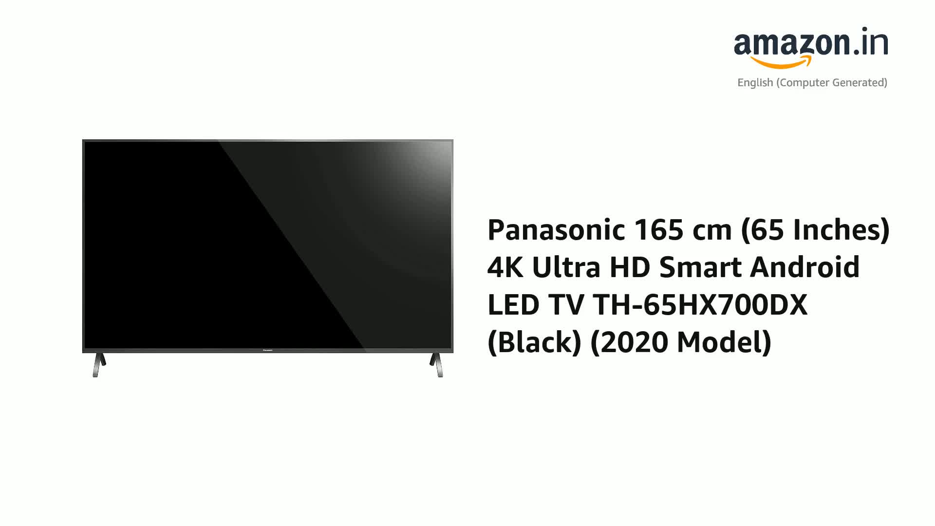 Panasonic 165 cm (65 Inches) 4K Ultra HD Smart Android LED TV TH