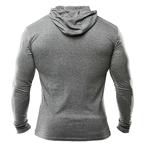 palglg Men's Bodybuilding Tapered Slim Fit Sweatshirts Active Hoodies4