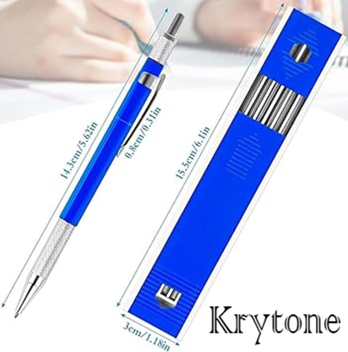 Image of KRYTONE.fx 2.0Mm Mechanical Pencil With 12 Leads|Black