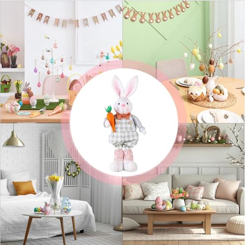 Lapin de Pâques ajustable pour espace restreint et décor modulable