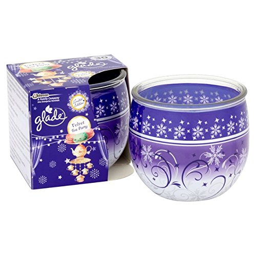 Glade Candela PROFUMATA Vaso Decorato Velvet Tea Party