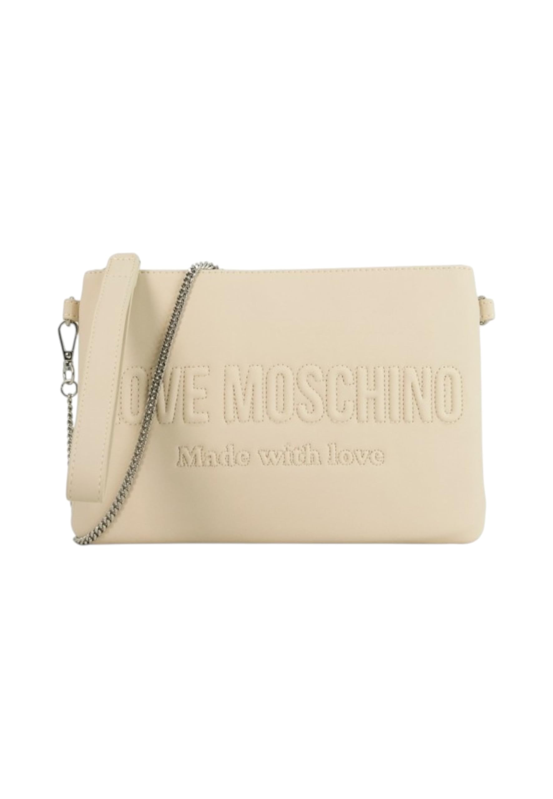 Love Moschino JC4050PP1OLE0110, hecho a mano, para mujer, marfil, única, blanco perla (ral 1013), Talla única
