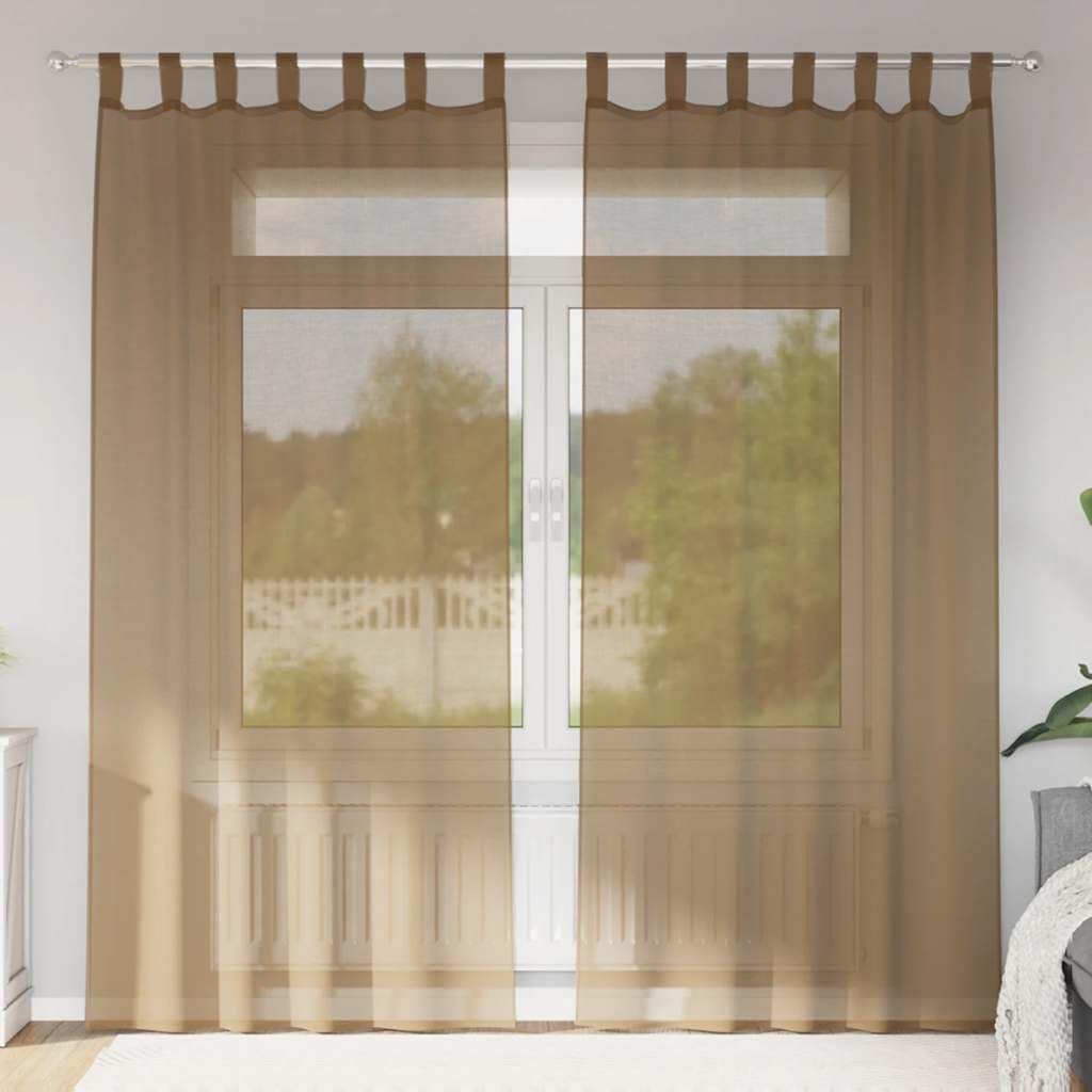 Rideaux en voile contre le froid et les regards indiscrets de votre chambre