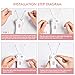 Facial Hair Remover, Electric Women Cordless Facial Threading Epilator Ladies Beauty Hair Remover USB Rechargeable Facial Trimmer Cotton Threading Hair Shaver