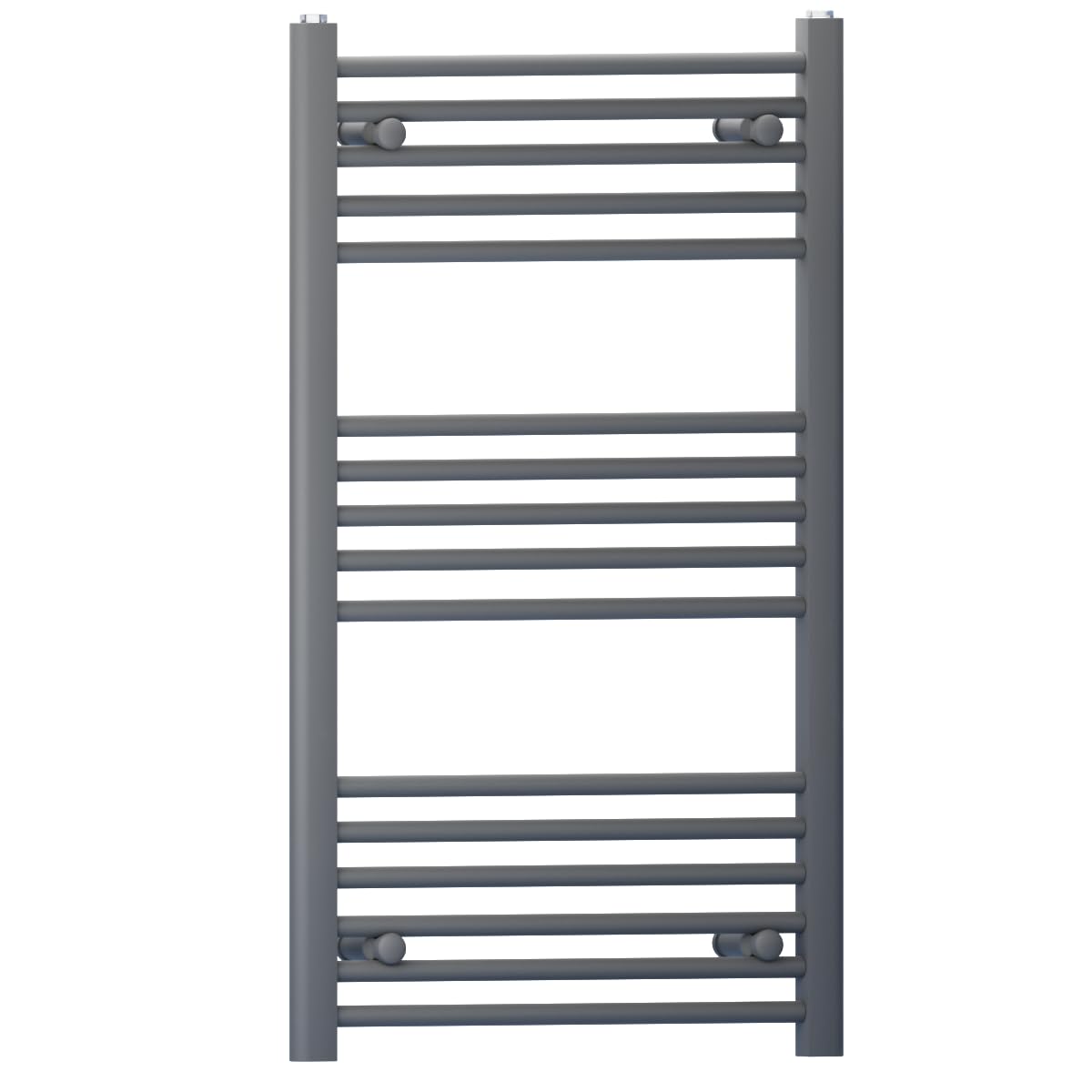 Myhomeware Anthracite Grey Heated Bathroom Towel Rail Radiator For Central Heating Elegant Designer In UK (450mm x 900mm (h))